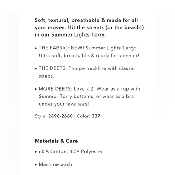 aerie terry sport bra in green - Picture 8 of 11